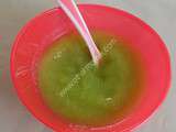 Purée de courgette