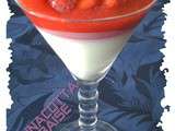 Panna cotta à la fraise