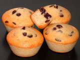 Muffins poires pépites de chocolat (sans oeuf et sans mg ajoutée)