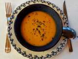 Soupe carottes – orange – gingembre