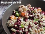 Salade de quinoa aux haricots rouges et sa sauce crémeuse au tahiné – ig bas – au thermomix ou sans