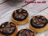 Tartelettes pécan, caramel et chocolat au lait au thermomix ou sans