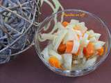 Salade cuite de carottes, fenouil et artichauts