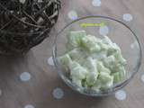 Salade de concombre à la crème d'estragon
