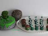 Sweet Table Hulk : gâteau Hulk, cake pop Hulk, Cupcakes Hulk au thermomix ou sans