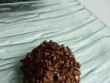 Truffes à la pralinoise aux paillettes de chocolat
