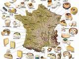 Carte des fromages en France
