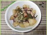 Salade cuite aux pommes de terre et aux lardons