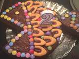 Gâteau d’anniversaire Poisson choco-courgette