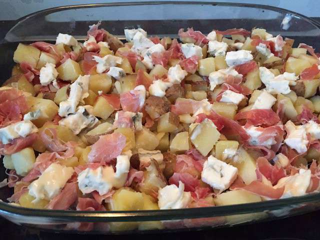 Pomme De Terre Jambon Crème Fraîche
