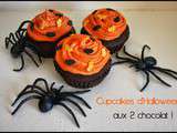 Cupcakes 2 chocolats (version halloween)