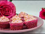 Cupcakes framboise/rose {Saint-Valentin}