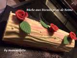 Bûche aux biscuits roses de Reims