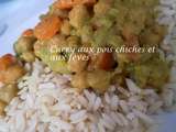 Curry aux pois chiches et aux fèves