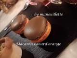 Macaron canard - orange
