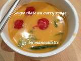 Soupe thaïe au curry rouge