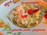 Tagliatelles poulet-gorgonzola