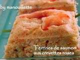 Terrine de saumon aux crevettes roses