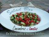 Salade de Concombre et de Tomates