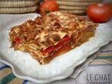 Lasagnes au thon et aux poivrons