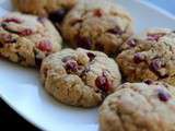 Cookies chèvre et canneberges