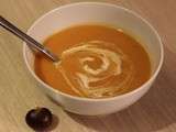 Velouté potiron châtaignes