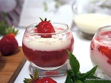 Dessert à la crème mascarpone et fraises