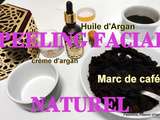 Peeling facial naturel à l'huile d'argan Les bienfaits du marc de café et de l'huile d'argan en cosmétique
