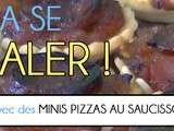 En vidéo : Minis pizzas au saucisson à la mirabelle