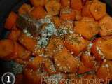 Quinoa aux carottes et bacon - Chaque étape en photo