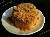 Crumble pommes pêches