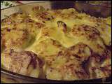 Gratin de choux-fleur et de pommes de terre à la béchamel