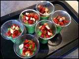 Juju verrines petits pois-chorizo