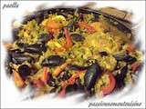 Paella recette aux fruits de mer