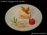 Risotto crevette noix de st jacques