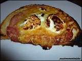 Tartine jambon fromage façon pizza