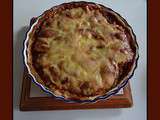 Tarte au courgettes blanches
