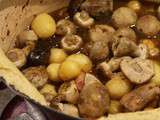 Cocotte de champignons, pommes de terre et lard (selon Olivier Nasti)