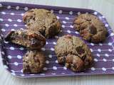 Jumbo Cookies aux amandes et gros chunks de chocolat noir