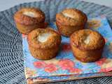 Muffins aux pommes râpées et aux flocons d'avoine