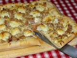 Pizza Poireaux, Thon et fromage ail et fines herbes