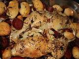 Poulet espagnol au chorizo et aux pommes de terre de Nigella Lawson