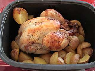 Poulet rôti des soirs de flemme (cocotte Ultrapro Tupperware)