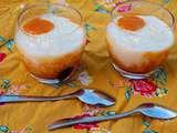 Riz au lait et coulis d'abricots à la fleur d'oranger (au Thermomix ou sans)