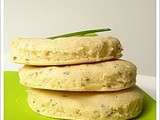 Blinis à la farine de riz au basilic