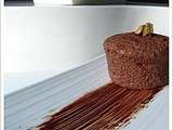 Pudding au chocolat et aux noix