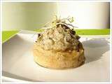 Rillette de maquereaux sur crumpets