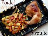 Cuisses ou ailes de poulet au miel, au vin blanc et à la sauce soja avec des petits légumes : recette d'Annaelle