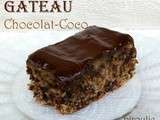Gâteau moelleux au chocolat et à la noix de coco sans farine ni gluten