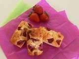Muffins aux fraises et chocolat blanc : vive le printemps
